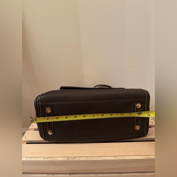 Rare Vintage Michael Kors Handbag, Brown Leather with Dyed Calf Hair in Leopard - Picture 11 of 15